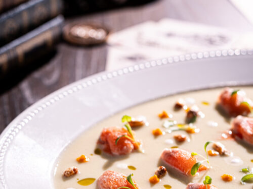 Tiradito de Trucha ahumada