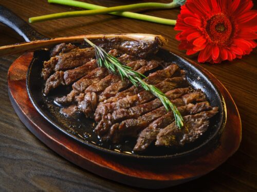 Chuletón de res Cowboy