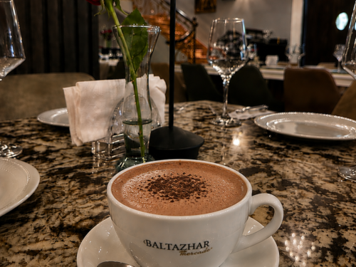 Chocolate Caliente con leche de almendras