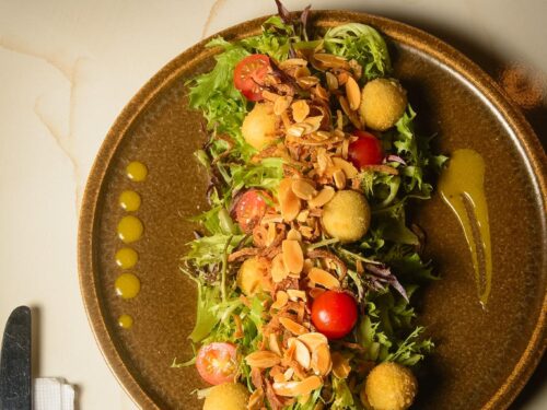 Ensalada Crispy de cabra
