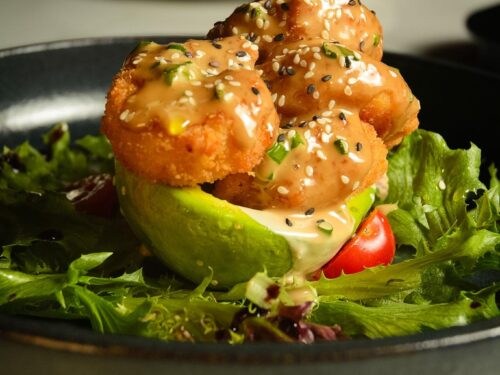Copichuela de Aguacate con Langostinos